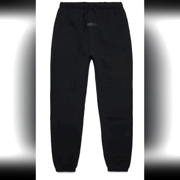 NWT Essentials Fear Of God Stretch Limo Black Jogger Pant XS Unisex